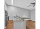 This kitchen opens to the living area and features granite countertops and stainless steel appliances at 1260 White Tree Ln. # F, Myrtle Beach, SC 29588