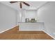 This living room is connected to the kitchen and offers ample space for dining and entertaining at 1260 White Tree Ln. # F, Myrtle Beach, SC 29588