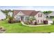 Inviting one story home boasts manicured landscaping and a beautiful lawn at 127 Willow Bay Dr., Murrells Inlet, SC 29576