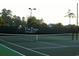 The Bays of Prince Creek tennis court with green surface and net at 127 Willow Bay Dr., Murrells Inlet, SC 29576
