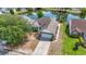 Aerial view of house featuring landscaping, driveway, and pond at 162 Jessica Lakes Dr., Conway, SC 29526