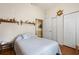Cozy bedroom with a double closet and shelf decor at 162 Jessica Lakes Dr., Conway, SC 29526