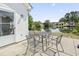 Patio featuring a table and chairs with a view of the pond at 162 Jessica Lakes Dr., Conway, SC 29526