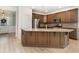 Stylish kitchen with stainless steel appliances, granite counters, and center island at 1827 Parish Way, Myrtle Beach, SC 29577