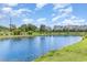 Scenic view of the pond with lush greenery providing a tranquil and picturesque setting at 1827 Parish Way, Myrtle Beach, SC 29577