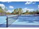 Community tennis courts, perfect for recreational enjoyment and fitness, set against a backdrop of lush trees and a blue sky at 2004 Wild Indigo Circle Nw # 111, Calabash, NC 28467