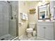 Modern bathroom featuring a glass-enclosed shower, sleek vanity, and updated fixtures for a luxurious feel at 210 N Ocean Blvd. # 234, North Myrtle Beach, SC 29582
