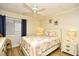 Charming bedroom featuring bright decor, a comfortable bed, and inviting atmosphere for a peaceful retreat at 210 N Ocean Blvd. # 234, North Myrtle Beach, SC 29582