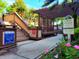Heron Pointe community pool area entrance; sign indicates pool hours at 223 Maison Dr. # D-16, Myrtle Beach, SC 29572