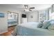 Main bedroom with ensuite bath and large mirrored closet at 2262 Andover Dr. # E, Surfside Beach, SC 29575