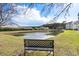 Relaxing pond view, perfect for serene moments; bench included to enjoy it at 2262 Andover Dr. # E, Surfside Beach, SC 29575