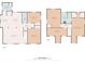 Detailed floorplan showcasing the layout of a home with multiple bedrooms and a large living area at 228 Hopeland St., Pawleys Island, SC 29585