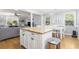 Spacious island in kitchen open to dining area and living room, great for entertaining at 228 Hopeland St., Pawleys Island, SC 29585