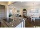 Open concept living area showcasing a modern kitchen, dining area and comfortable living room at 2800 Cook Circle # C, Myrtle Beach, SC 29577