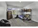 Bedroom with a full size bunk bed with a desk, perfect for  at 305 Calhoun Falls Dr., Myrtle Beach, SC 29579