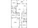 Detailed floor plan showcasing the layout of the home, including bedrooms, kitchen, and living areas at 305 Calhoun Falls Dr., Myrtle Beach, SC 29579
