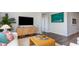 Cozy living room with modern decor, stylish furniture, and contemporary art at 311 Glade Ct., Loris, SC 29569