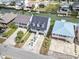 Aerial view of waterfront homes with canals, docks, and a well-maintained neighborhood at 312 47Th Ave. N, North Myrtle Beach, SC 29582
