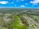 Expansive aerial shot of a neighborhood surrounding a verdant golf course and community with a lake at 409 Hunley Ln., Myrtle Beach, SC 29577