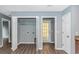 Convenient laundry area with washer and dryer hookups, plus ample storage at 409 Hunley Ln., Myrtle Beach, SC 29577