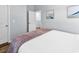 Cozy bedroom featuring a comfortable bed and hardwood floors at 4698 Cloisters Ln., Myrtle Beach, SC 29577