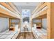 Shared bedroom showcasing bunk beds and a view of the outside at 4698 Cloisters Ln., Myrtle Beach, SC 29577
