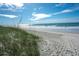 Beach view with sea grass in the foreground and ocean waves in the background at 5000 N Ocean Blvd. # F2, North Myrtle Beach, SC 29582