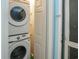 Efficient laundry area with stacked washer and dryer units at 5000 N Ocean Blvd. # F2, North Myrtle Beach, SC 29582
