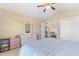 Bedroom featuring neutral walls, carpet, closet and adjacent desk at 509 Fallen Leaf Ct., Myrtle Beach, SC 29588