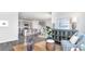 Spacious living room with an open floor plan connecting to the kitchen and dining areas at 5140 Yellowstone Dr., Conway, SC 29526