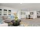 Finished basement features an open floor plan, dining area, and neutral decor at 5153 Yellowstone Dr., Conway, SC 29526