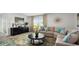 Living room features a comfortable sofa, stylish decor, and serene views at 5153 Yellowstone Dr., Conway, SC 29526
