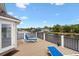Outdoor deck with lounge chairs offers scenic waterfront views at 6001-308 South Kings Hwy., Myrtle Beach, SC 29575