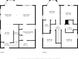 Two-story floor plan showing layout of rooms and dimensions at 6001-308 South Kings Hwy., Myrtle Beach, SC 29575