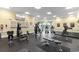 Fully equipped fitness center with weights, machines, and TV's at 603 S Ocean Blvd. # 1205, North Myrtle Beach, SC 29582