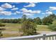 Scenic view of a lush golf course under a bright, blue sky from a balcony at 6203 Catalina Dr. # 1832, North Myrtle Beach, SC 29582