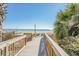 Inviting beach access walkway at 6900 N Ocean Blvd. # 208, Myrtle Beach, SC 29572