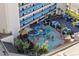 Fun waterpark and playground area for near the hotel's parking lot under the sunny skies at 7100 Ocean Blvd. N # 1425, Myrtle Beach, SC 29572
