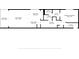 Layout showing the balcony, living room, dining area, kitchen, bathrooms, and primary bedroom at 7509 N Ocean Blvd. # 101, Myrtle Beach, SC 29572