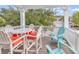 Relaxing porch offers comfortable seating area ideal for outdoor relaxation at 820 Madiera Dr. # 14, North Myrtle Beach, SC 29582