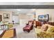 Second upstairs living area offers comfortable seating and neutral decor at 1005 Kelly Ct., Garden City Beach, SC 29576