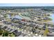 Beautiful aerial view of a lakeside community featuring well-maintained homes and scenic waterways at 1031 Cascade Loop, Little River, SC 29566