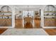 Bright dining room with hardwood floors, stylish decor and natural light at 109 Pioneer Loop, Georgetown, SC 29440