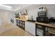 Finished basement space with laundry area, featuring modern washer, dryer and storage at 109 Pioneer Loop, Georgetown, SC 29440
