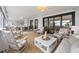 Inviting sunroom featuring comfortable seating, neutral tones, large windows and sliding doors that offer ample natural light at 109 Pioneer Loop, Georgetown, SC 29440