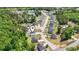 Aerial view of the property showcasing its location within a peaceful residential neighborhood at 109 Winding Path Dr., Loris, SC 29569