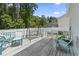 Wooden deck with outdoor seating, perfect for enjoying the outdoors at 109 Winding Path Dr., Loris, SC 29569
