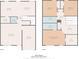 Detailed floor plans for both floors, showcasing bedrooms, bathrooms, kitchen, living room, and garage at 109 Winding Path Dr., Loris, SC 29569
