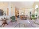 Open-concept living and dining area with vaulted ceilings, ample natural light, and stylish décor at 1486 Medinah Ln., Murrells Inlet, SC 29576