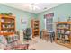Office features an abundance of shelving, great for storage and display at 1486 Medinah Ln., Murrells Inlet, SC 29576